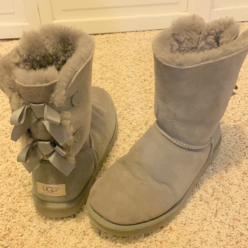 Uggs with bows on back